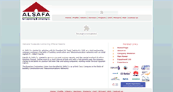 Desktop Screenshot of alsafacontracting.com